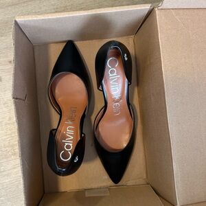 New black Calvin Klein Heels
